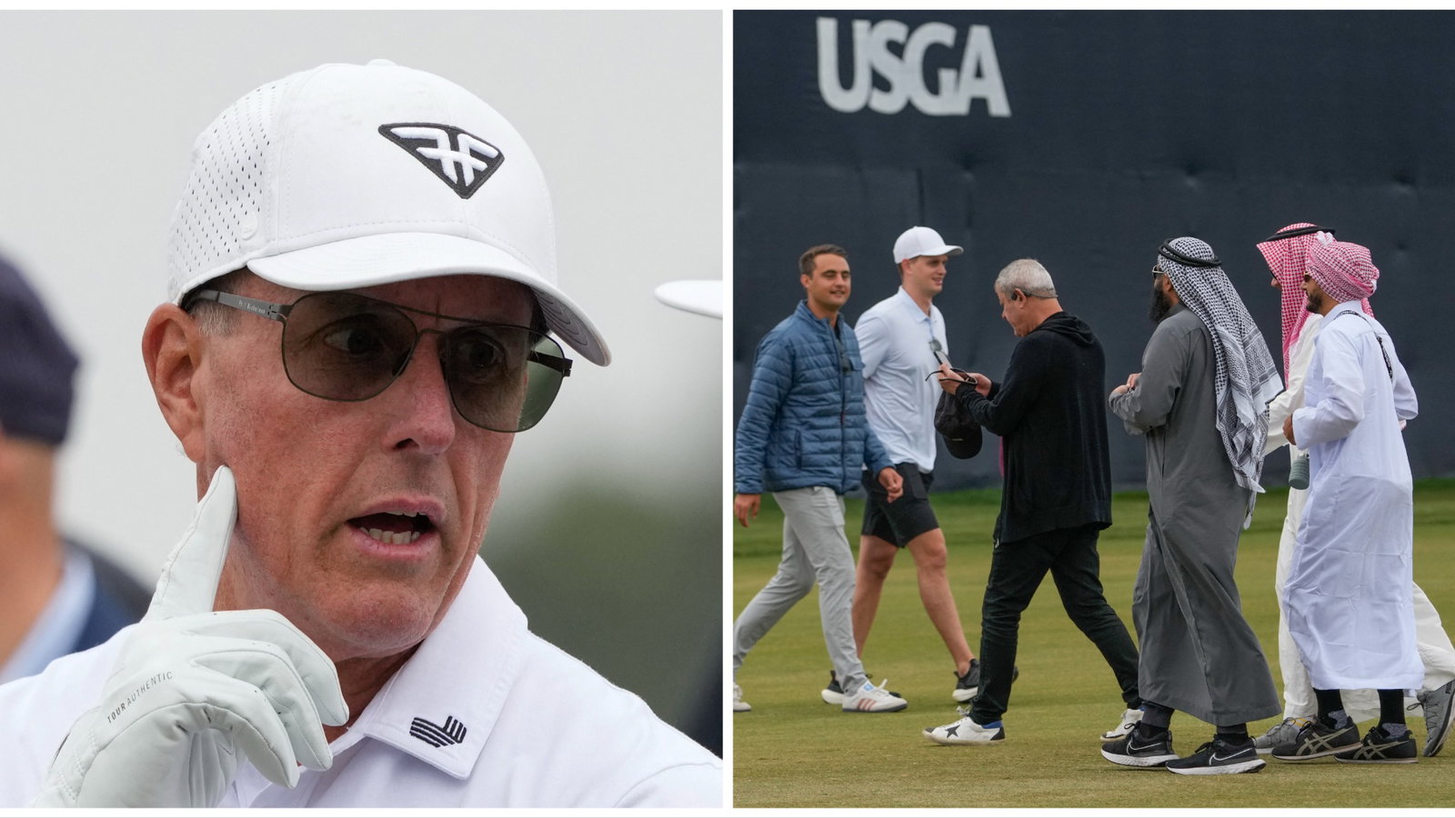 Phil Mickelson only offers 16 words on PGA Tour's LIV Golf deal before US Open